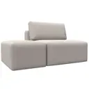 Модуль Лига диванов 129601 100x84x185 см замша цвет joly 05 бежевый