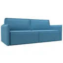 Диван раскладной Лига диванов 220x100x120 см рогожка цвет амур 10 голубой