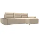 Диван раскладной Лига диванов 110763_спб 249x90x154 см эко-кожа цвет бежевый