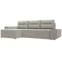 Диван раскладной Лига диванов 122997L_спб 249x90x154 см рогожка цвет амур 02 бежевый