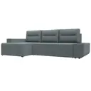Диван раскладной Лига диванов 122999L_спб 249x90x154 см рогожка цвет амур 07 серый
