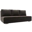 Диван раскладной Лига диванов 205x85x91 см велюр цвет коричневый