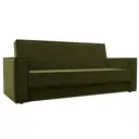 Диван раскладной Лига диванов 214x90x81 см вельвет цвет зеленый