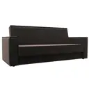 Диван раскладной Лига диванов 214x90x81 см велюр цвет коричневый