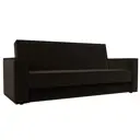 Диван раскладной Лига диванов 214x90x81 см вельвет цвет коричневый