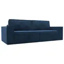 Диван раскладной Лига диванов 245x97x116 см велюр цвет brut 11 синий