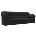 Диван раскладной Лига диванов 230x94x93 см замша цвет joly 08 коричневый