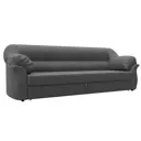 Диван раскладной Лига диванов 230x94x93 см замша цвет joly 13 серый