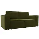 Диван раскладной Лига диванов 180x94x108 см вельвет цвет зеленый