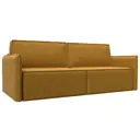 Диван раскладной Лига диванов 220x100x120 см велюр цвет brut 10 желтый
