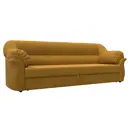Диван раскладной Лига диванов 230x94x93 см велюр цвет brut 10 желтый