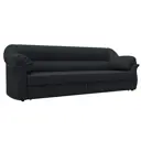 Диван раскладной Лига диванов 230x94x93 см замша цвет joly 16 темно-серый