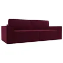 Диван раскладной Лига диванов 245x97x116 см вельвет цвет бордовый