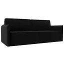 Диван раскладной Лига диванов 220x100x120 см вельвет цвет черный