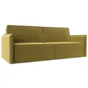 Диван раскладной Лига диванов 220x100x120 см вельвет цвет желтый