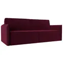 Диван раскладной Лига диванов 220x100x120 см вельвет цвет бордовый