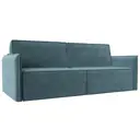 Диван раскладной Лига диванов 220x100x120 см велюр цвет бирюзовый