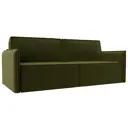 Диван раскладной Лига диванов 220x100x120 см вельвет цвет зеленый