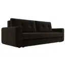 Диван раскладной Лига диванов 240x93x105 см вельвет цвет коричневый
