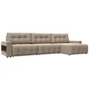 Диван раскладной Лига диванов 331x90x160 см велюр цвет seven 729 бежевый