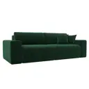 Диван раскладной Лига диванов 248x84x111 см велюр цвет зеленый