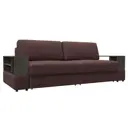 Диван раскладной Лига диванов 246x92x108 см замша цвет joly 09 бордовый