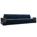 Диван раскладной Лига диванов 344x92x108 см шенилл цвет rimini 10 синий