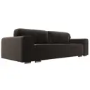 Диван раскладной Лига диванов 260x93x108 см велюр цвет коричневый