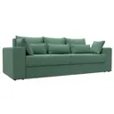 Диван раскладной Лига диванов 250x96x106 см рогожка цвет амур 11 зеленый