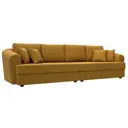 Диван раскладной Лига диванов 320x88x106 см велюр цвет brut 10 желтый