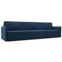 Диван раскладной Лига диванов 320x98x118 см велюр цвет brut 11 синий