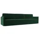 Диван раскладной Лига диванов 320x98x118 см велюр цвет зеленый