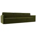 Диван раскладной Лига диванов 320x98x118 см вельвет цвет зеленый