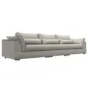 Диван раскладной Лига диванов 372x90x116 см рогожка цвет амур 02 бежевый