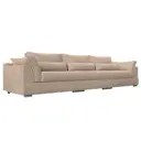 Диван раскладной Лига диванов 372x90x116 см велюр цвет бежевый