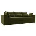 Диван раскладной Лига диванов 250x96x106 см вельвет цвет зеленый