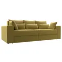 Диван раскладной Лига диванов 250x96x106 см вельвет цвет желтый