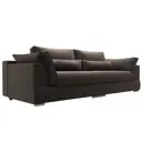 Диван раскладной Лига диванов 272x90x116 см велюр цвет коричневый