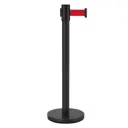 Мобильная стойка ограждения Turbosky МО-5 90см лента 3м цвет черный