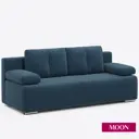 Диван раскладной Moon family 043 205x88x91 см велюр цвет синий