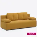 Диван раскладной Moon family 043 205x88x91 см велюр цвет желтый