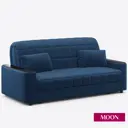 Диван раскладной Moon family 018 193x90x104 см велюр цвет сапфировый