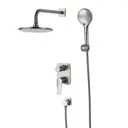 Душевая система Lemark Bronx LM3729GM 1 режим цвет графит