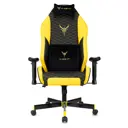 Кресло игровое Knight Neon 54x126x86 см эко кожа цвет черный/желтый