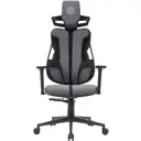 Офисное кресло Cactus CS-CHR-DUO-GYBK 50x133x102 см эко кожа цвет серый/черный