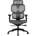 Офисное кресло Cactus CS-MC555-GY 50x117x76 см ткань цвет черный