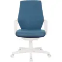 Офисное кресло Бюрократ CH-W545 51x93x81 см ткань цвет синий/белый