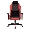 Кресло игровое Knight Neon 54x126x86 см эко кожа цвет черный/красный