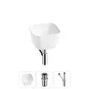 Раковина Wellsee fontenay paris 20214047R 37см цвет раковина 3 в 1: д/к, сифон