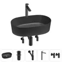 Раковина Wellsee saint-germain 20215013R 56см цвет раковина 5 в 1: д/к, сифон, смеситель, вентили